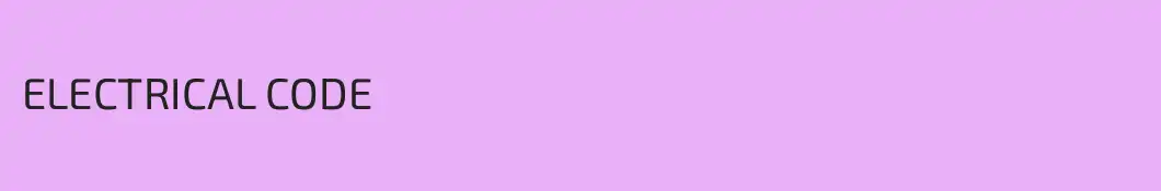 ELECTRICAL CODE